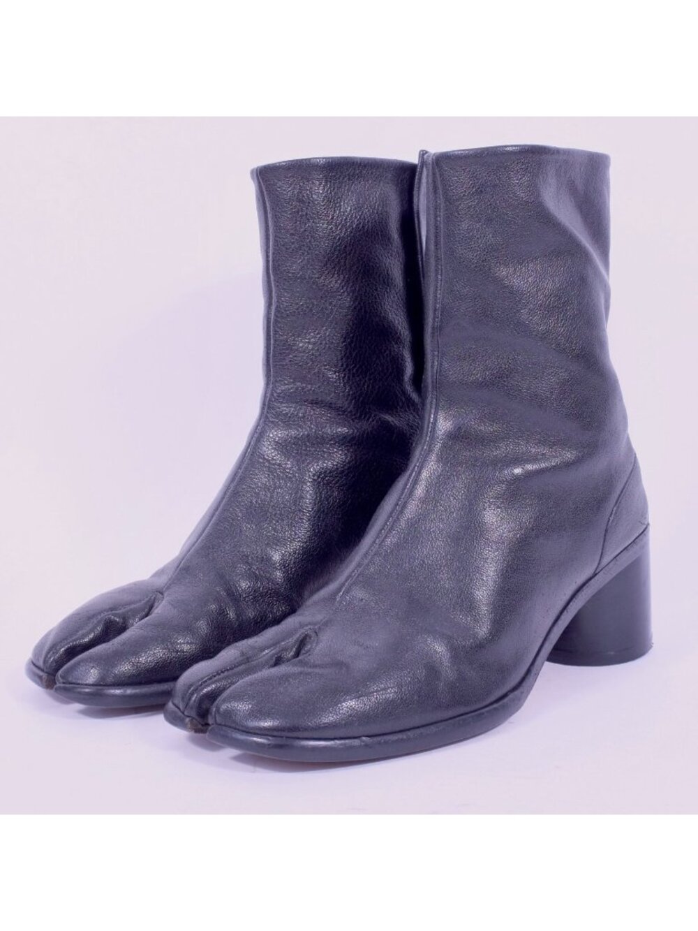 Maison Martin Margiela Mens Tabi ankle boots 42 US 9 $1490 black leather